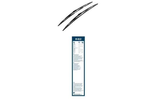 Bosch torkarblad värdepaket 701 + H412