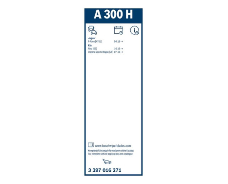 Bosch torkarblad värdepaket 803 + A300H, bild 22
