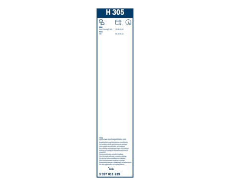 Bosch torkarblad värdepaket A088S + H305, bild 10