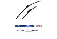 Bosch torkarblad värdepaket A422S + H500