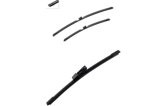 Bosch torkarblad värdepaket A727S + A402H