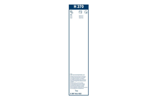 Bosch torkarblad värdepaket A966S + H370, bild 22