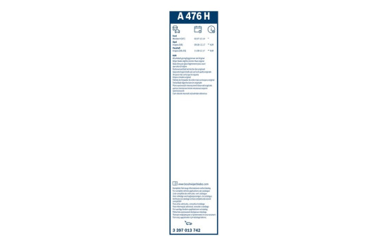 Bosch torkarblad värdepaket AR602S + A476H, bild 11