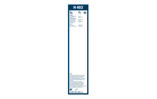 Bosch torkarblad värdepaket AR701S + H403, bild 19
