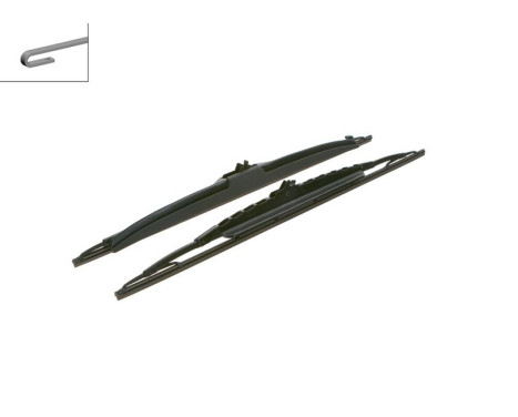 Bosch torkare Twin 367S - Längd: 600/625 mm - set med främre torkarblad, bild 5