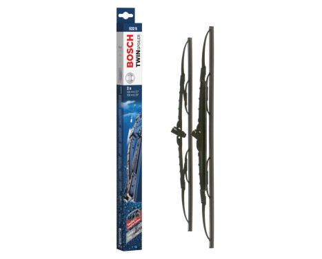 Bosch torkare Twin 532S - Längd: 530/500 mm - set torkarblad för