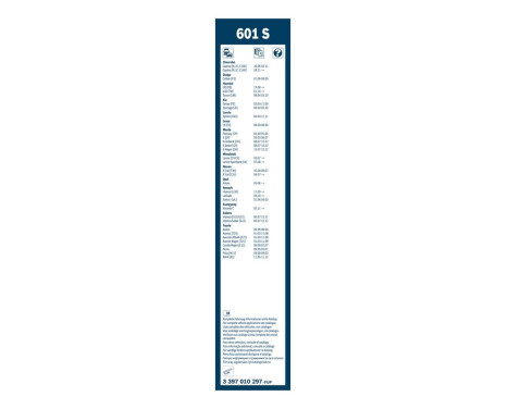 Bosch torkare Twin 601S - Längd: 600/400 mm - set torkarblad för, bild 7