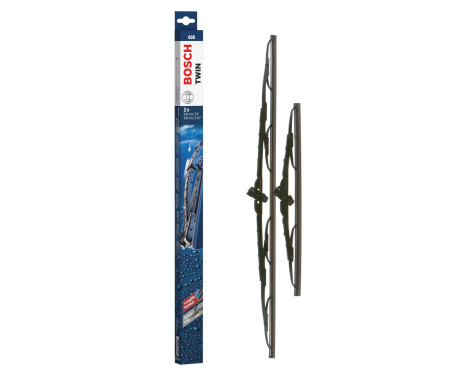 Bosch torkare Twin 605 - Längd: 600/340 mm - set torkarblad för