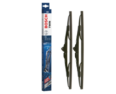 Bosch Twin 340 torkarblad - Längd: 340/340 mm - uppsättning torkarblad fram