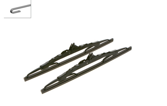 Bosch Twin 340 torkarblad - Längd: 340/340 mm - uppsättning torkarblad fram, bild 4