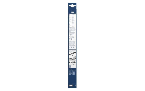 Bosch Twin 340 torkarblad - Längd: 340/340 mm - uppsättning torkarblad fram, bild 10