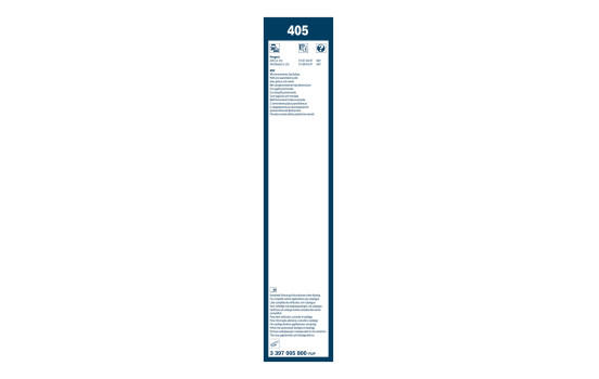 Bosch Twin 405 torkarblad - Längd: 550/550 mm - uppsättning torkarblad fram, bild 3