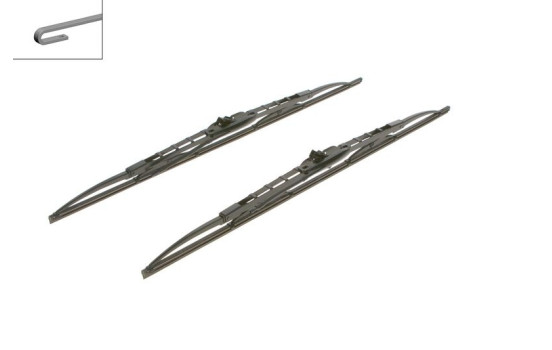 Bosch Twin 405 torkarblad - Längd: 550/550 mm - uppsättning torkarblad fram, bild 5