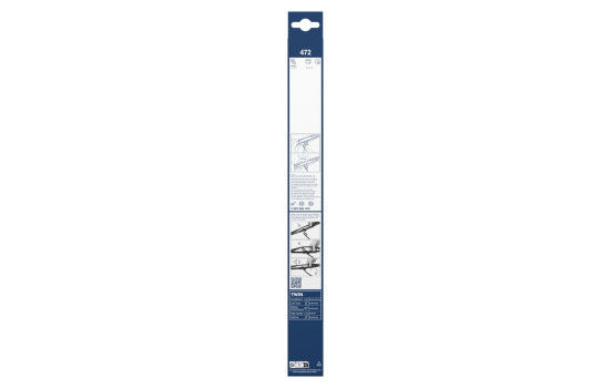 Bosch Twin 472 torkarblad - Längd: 425/380 mm - uppsättning torkarblad fram, bild 11
