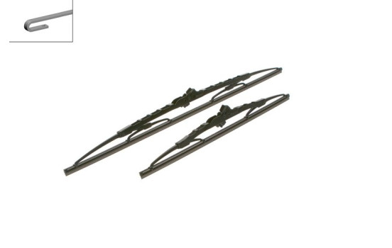 Bosch Twin 534 torkarblad - Längd: 530/380 mm - uppsättning torkarblad fram, bild 5