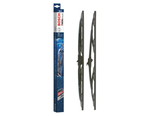 Bosch Twin 602S torkarblad - Längd: 600/600 mm - uppsättning torkarblad fram