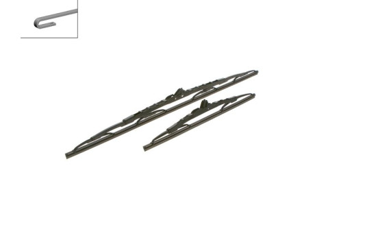 Bosch Twin 613 torkarblad - Längd: 600/350 mm - uppsättning torkarblad fram, bild 5