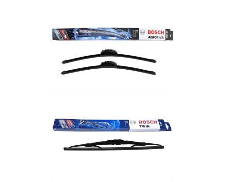 Bosch vindrutetorkarblad värdepaket AR480S + 380U