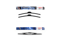 Bosch vindrutetorkarblad värdepaket AR480S + H500