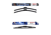 Bosch vindrutetorkarblad värdepaket AR500S + H341