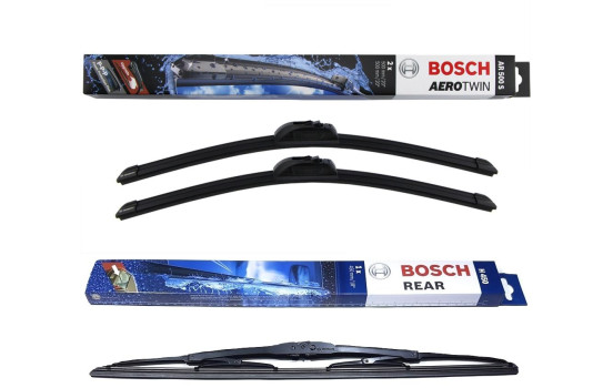 Bosch vindrutetorkarblad värdepaket AR500S + H450