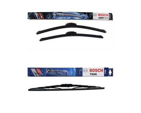 Bosch vindrutetorkarblad värdepaket AR550S + 450U