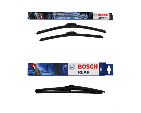 Bosch vindrutetorkarblad värdepaket AR550S + H281