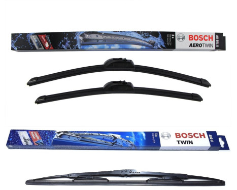 Bosch vindrutetorkarblad värdepaket AR551S + 480U