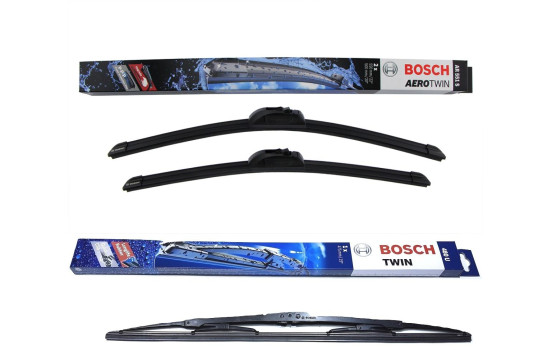 Bosch vindrutetorkarblad värdepaket AR551S + 480U