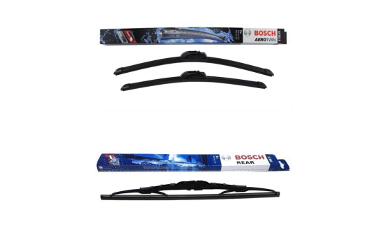 Bosch vindrutetorkarblad värdepaket AR551S + H380