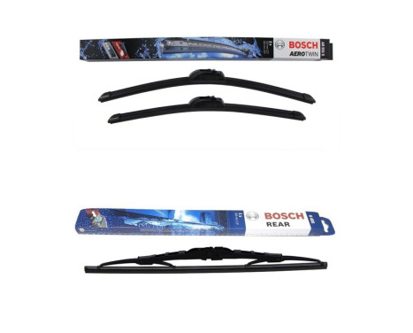 Bosch vindrutetorkarblad värdepaket AR551S + H400