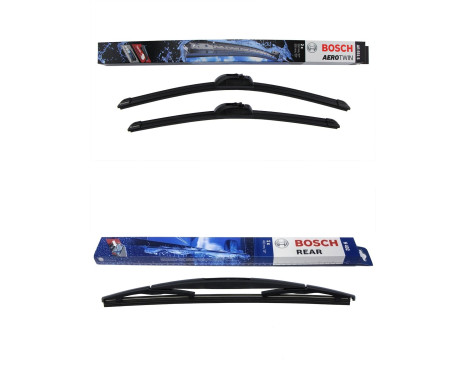 Bosch vindrutetorkarblad värdepaket AR551S + H402