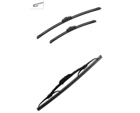 Bosch vindrutetorkarblad värdepaket AR552S + H405