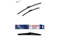 Bosch vindrutetorkarblad värdepaket AR552S + H801