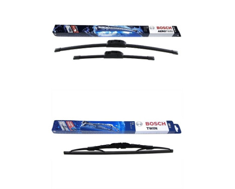 Bosch vindrutetorkarblad värdepaket AR601S + 380U