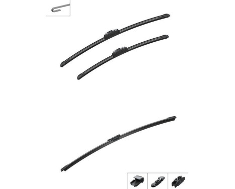 Bosch vindrutetorkarblad värdepaket AR603S + AM38H