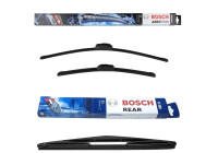 Bosch vindrutetorkarblad värdepaket AR604S + H300