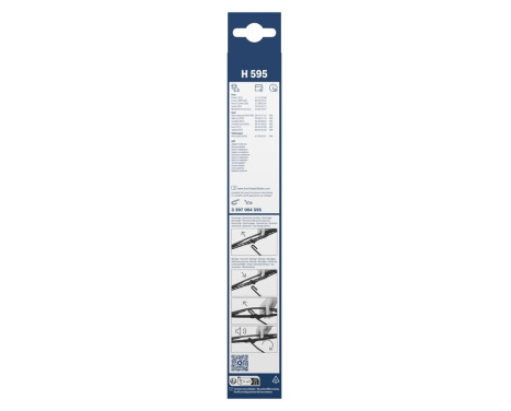 Bosch vindrutetorkarblad värdepaket AR604S + H595, bild 12