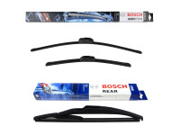 Bosch vindrutetorkarblad värdepaket AR604S + H840