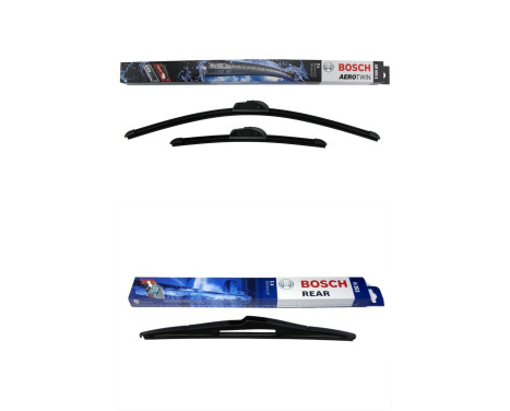 Bosch vindrutetorkarblad värdepaket AR605S + H353