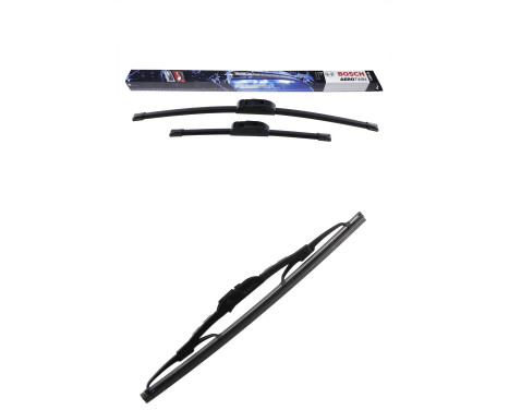 Bosch vindrutetorkarblad värdepaket AR653S + 500U