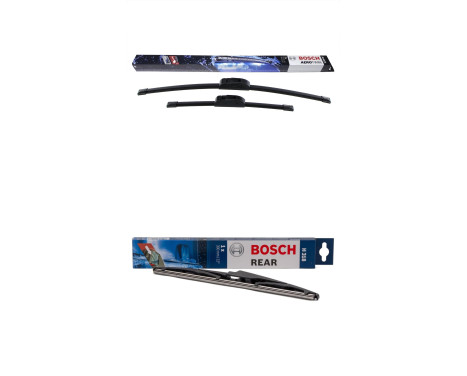 Bosch vindrutetorkarblad värdepaket AR653S + H318