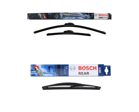 Bosch vindrutetorkarblad värdepaket AR654S + H250