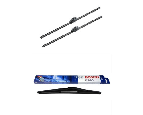 Bosch vindrutetorkarblad värdepaket AR657S + H353
