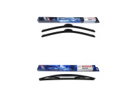 Bosch vindrutetorkarblad värdepaket AR801S + H402