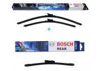 Bosch vindruteTorkarblade rabatt set fram + bak A555S+A251H