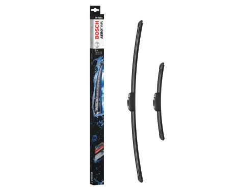 Bosch vindrutetorkare Aerotwin AR705S - Längd: 700/340 mm - set med torkarblad för