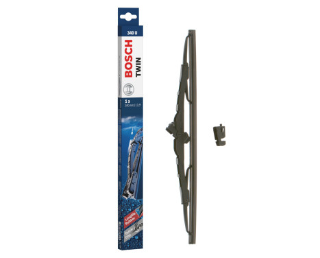 Bosch vindrutetorkare Twin 340U - Längd: 340 mm - enkel torkare