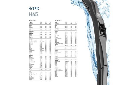Hybrid vindrutetorkare 9XW 204 584-261 Hella, bild 7