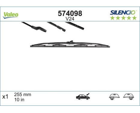 Torkarblad 574098 Valeo, bild 2